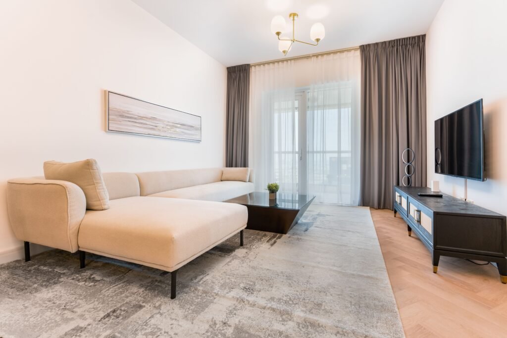 Space-Saving Drawing Room